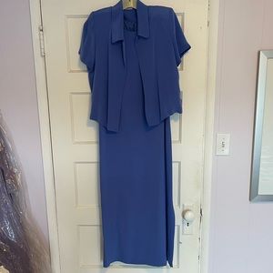 Silk dress and jacket. 6